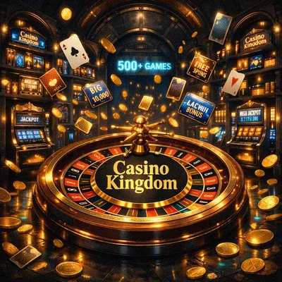 Extensive library of slots and table games